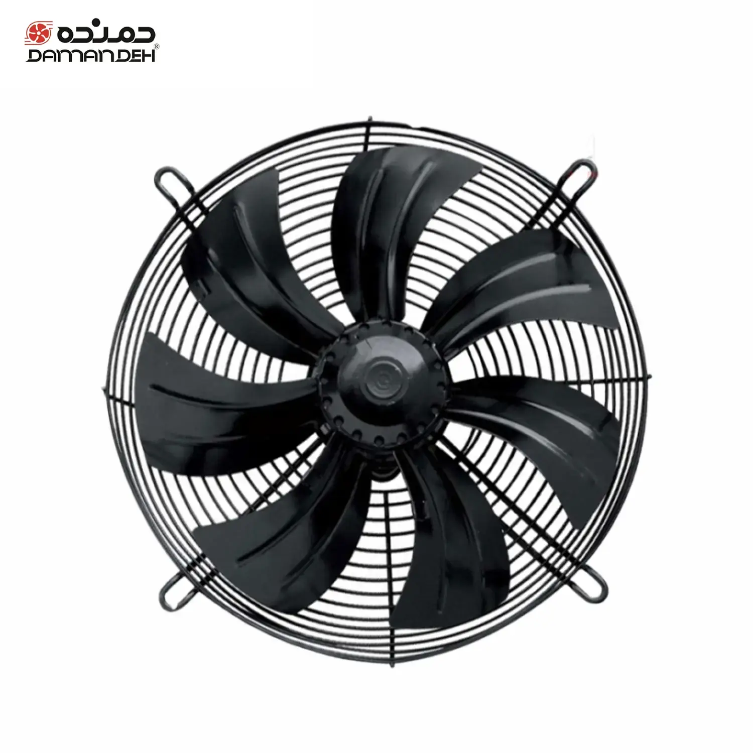 هواکش هفت پر فلزی بدون قاب 50 سانت دمنده VIK-50A4T2-L سه فاز 1400 دور موتور سبک