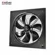 هواکش هفت پر فلزی قابدار مکنده 63 سانت دمنده VIK-63R4T3-H سه فاز 1400 دور موتور سنگین