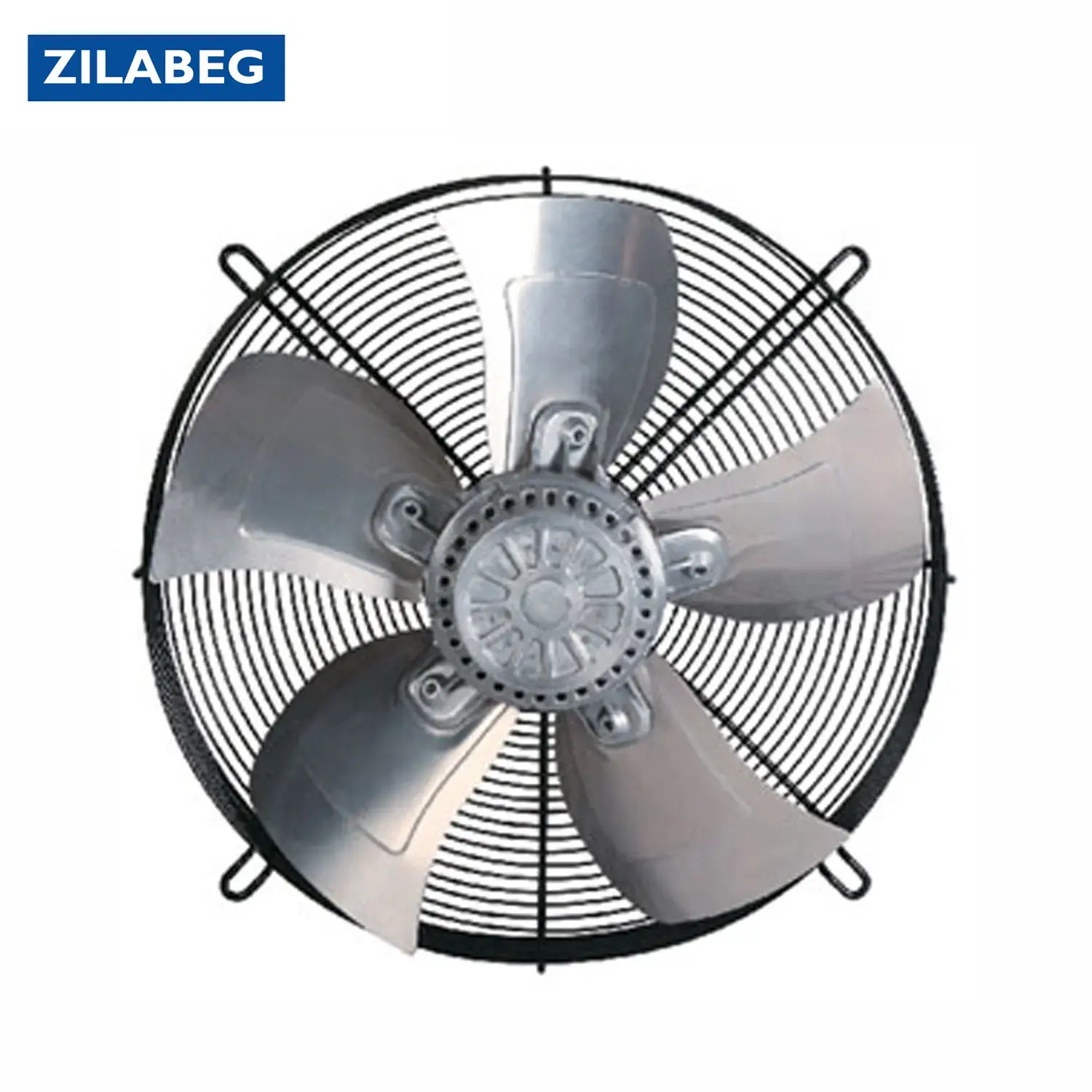 هواکش پروانه آلومینیوم بدون قاب زیلابگ FTP 6D-630S-145/80 سه فاز 900 دور