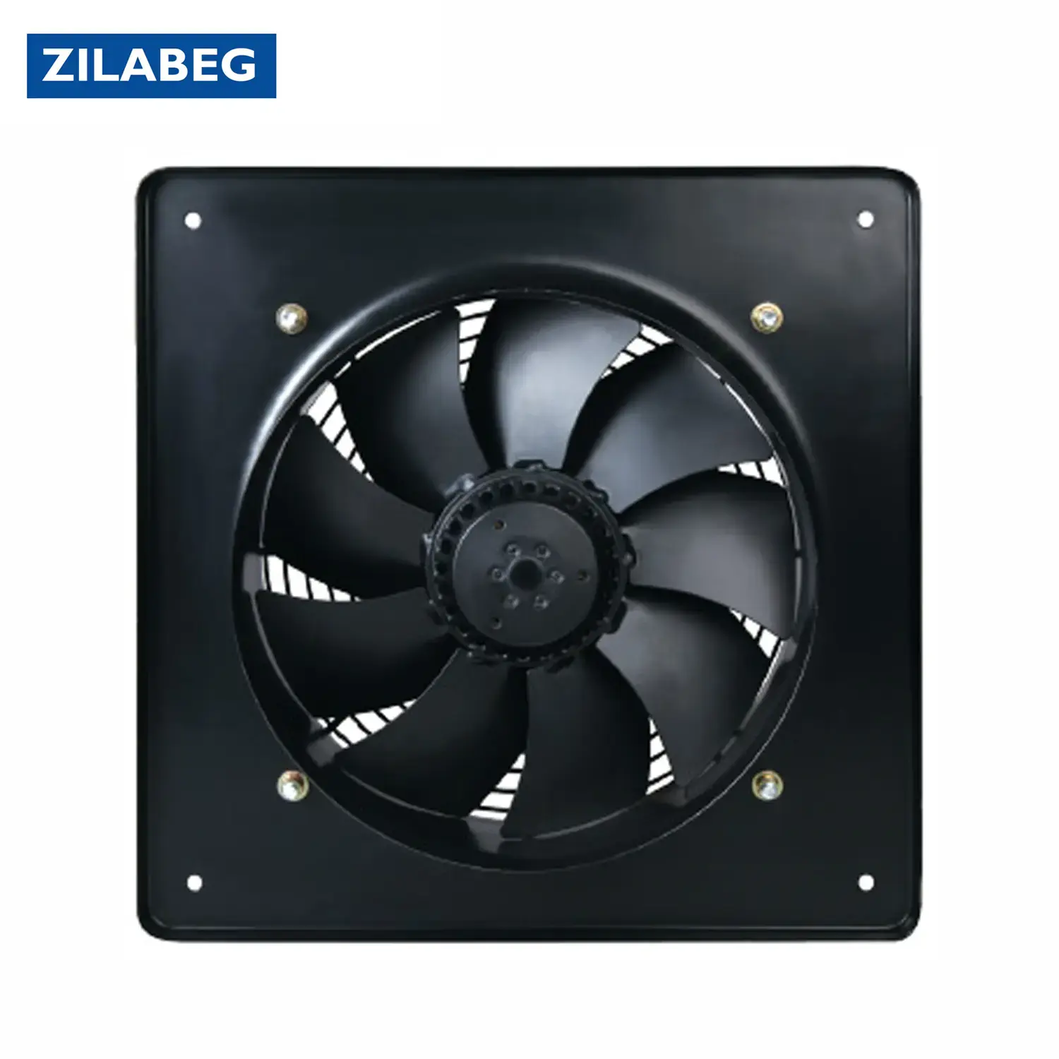 هواکش صنعتی قابدار چهار گوش 25 سانت زیلابگ FTP 2E-250B تکفاز 2400 دور